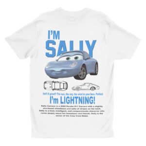 Unisex oversized Sally Cars