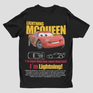 Unisex oversized McQueen Cars